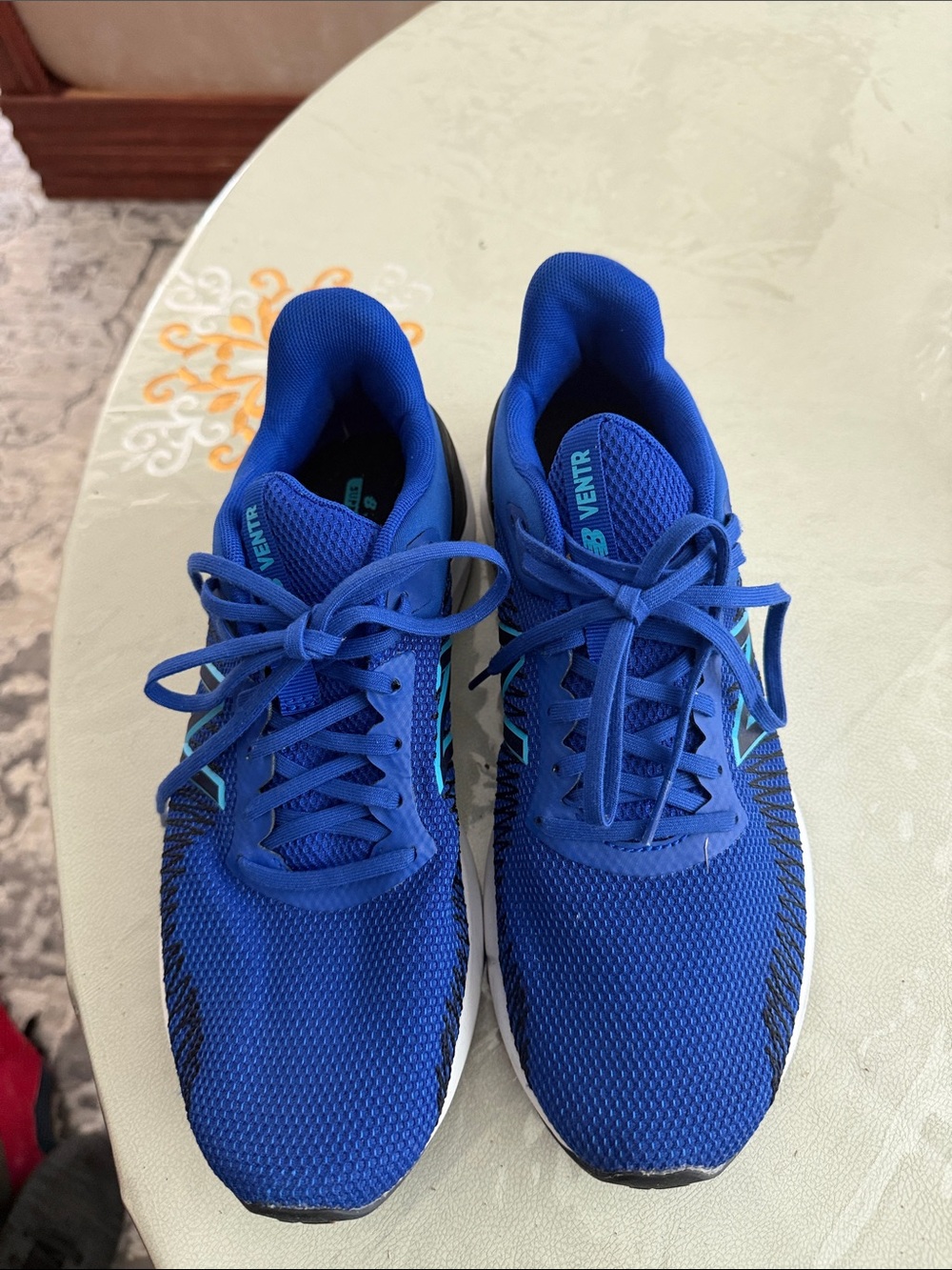 New Balance Men's Royal Blue Mesh Running Sneakers